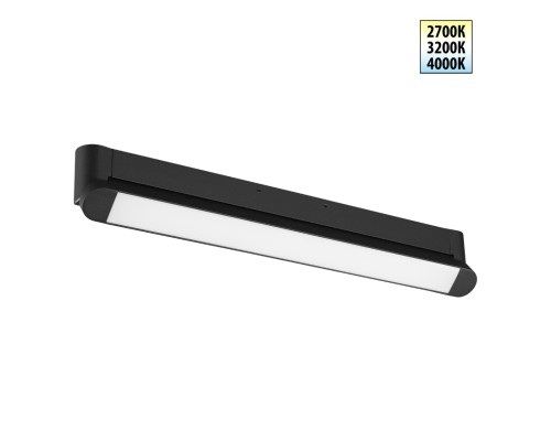 359800 OVER NT25 400 черный Светильник накладной с перекл. цв. температуры IP20 LED 24W 180-265V 2700К/3200К/4000К ITER