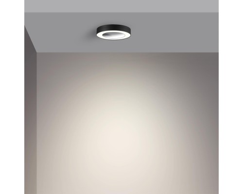 359277 OVER NT23 192 черный Светильник накладной светодиодный IP20 LED 18W 85-265V 1350Лм 3000К MIRROR