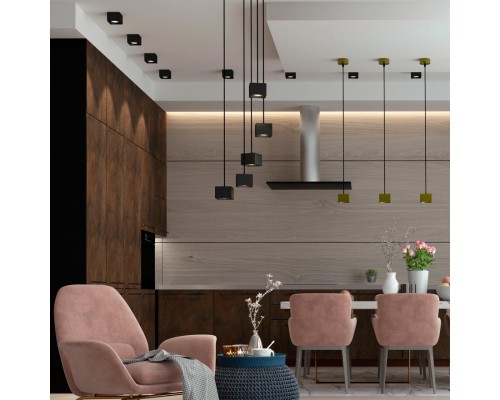 358654 OVER NT21 146 черный Светильник накладной светодиодный IP20 LED 4000К 12W 220V PATERA