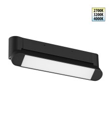 359799 OVER NT25 400 черный Светильник накладной с переключ. цв. температуры IP20 LED 12W 180-265V 2700К/3200К/4000К ITER