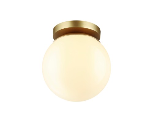 4247/1C HIGHTECH ODL21  101 золотист/металл/белый/акрил Потолочный светильник IP44 E27 LED 5W BOSCO