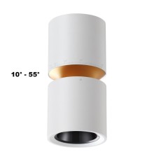 359337 OVER NT24 000 белый Светильник накладной светодиодный IP20 LED 10W/3W 3000K 1090Лм 170-265V ARISTO