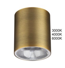 7137/12CL HIGHTECH ODL26 Потолочный светильник бронза/металл IP20 LED 12W 960Лм 3000K/4000K/6000K 36° 220-240V BRIM