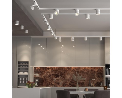 358774 OVER NT21 153 белый Светильник накладной светодиодный IP20 LED 15W 4000K 1300Лм 100-265V GRODA