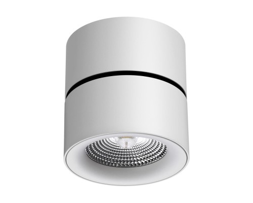 358782 OVER NT21 153 белый Светильник накладной светодиодный IP20 LED 25W 4000K 2200Лм 100-265V GRODA