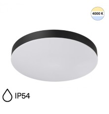 7760/24L MITRA LED SN 545 Светильник пластик/белый/черный LED 24Вт 4000K D300 IP54 GAMMA