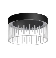 359004 OVER NT23 000 черный Светильник накладной светодиодный IP20 LED 4000K 18W 85-265V AURA