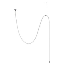 4391/40CL HIGHTECH ODL24 139 черный/металл/канат Потолочный св-к встраиваемый (2 крепления и крючок в комплекте) IP20 LED 40W 1580Лм 4000K CORDA