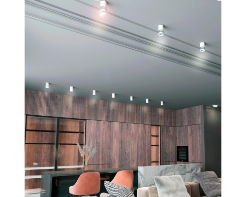 370730 OVER NT21 159 белый Светильник накладной IP20 GU10 9W 235V ELINA