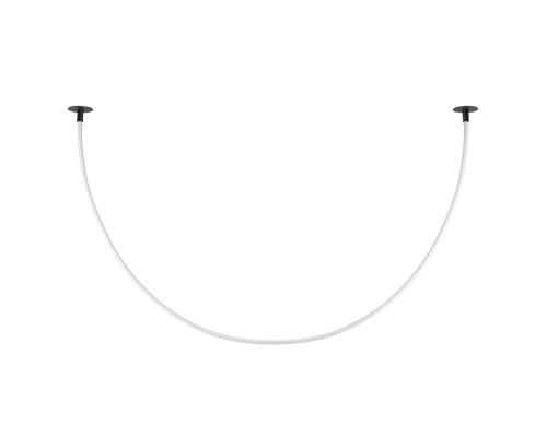 4391/40CL HIGHTECH ODL24 139 черный/металл/канат Потолочный св-к встраиваемый (2 крепления и крючок в комплекте) IP20 LED 40W 1580Лм 4000K CORDA