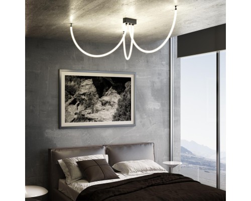 359142 KONST NT23 190 черный База для накладного монтажа светильников 359128-359133 IP20 40-120W 170-265V RAMO