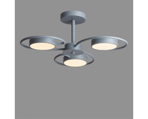 5658/36CL LEDIO LN23 279 серый Люстра потолочная LED 36W 3000-6000K 1840Лм 220V EVIN