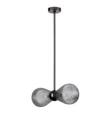 5417/2 MODERN ODL_EX23 17 черный хром/дымчатый/металл/стекло Подвес E14 2*40W ELICA