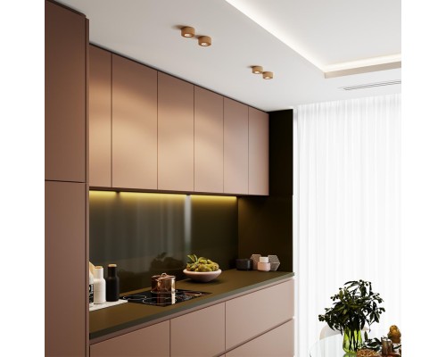 4284/7CL HIGHTECH ODL22 211 золотистый/металл Потолочный светильник IP20 LED 7W 781Лм 3000K BENE