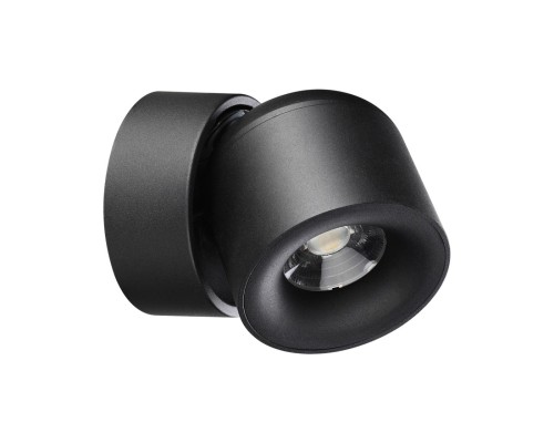 358809 OVER NT21 150 черный Светильник накладной светодиодный IP20 LED 10W 850Лм 4000K 220V GESSO