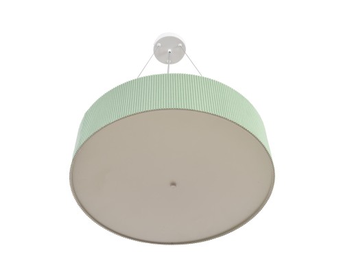 8326/5 MODERNI LN26 184 зеленый/белый, металл/текстиль/пластик Потолочный светильник E27 LED 5*10W 220V GOFERA