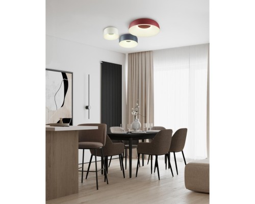 7690/40L AVRA LED SN 18 Светильник металл/акрил/белый LED 40Вт 4000K D360 IP20 CONFY