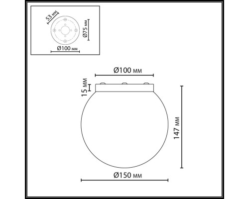 7109/1C MIDCENT ODL26 519 светильник бронзовый/белый/стекло/металл IP20 E14 5W 220-240V MAGIA