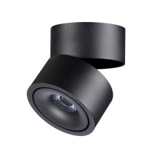 358773 OVER NT21 153 черный Светильник накладной светодиодный IP20 LED 15W 4000K 1300Лм 100-265V GRODA