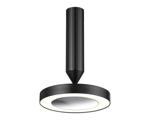 359279 OVER NT23 192 черный Светильник накладной светодиодный IP20 LED 18W 85-265V 1350Лм 3000К MIRROR