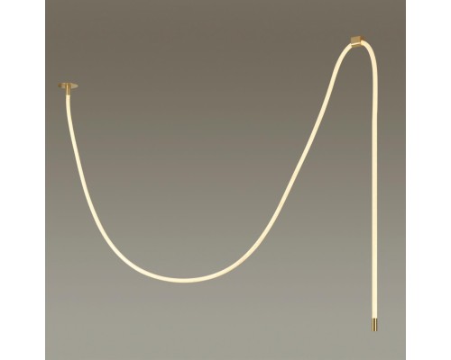 4399/40CL HIGHTECH ODL23 103 ант.бронза/металл/канат Потолочный св-к встраиваемый (2 крепления и крючок в комплекте) IP20 LED 40W 1580Лм 3000K CORDA