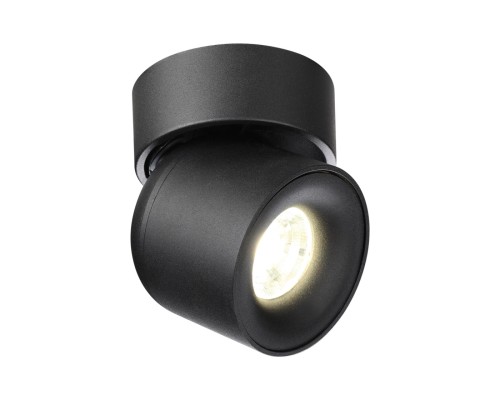 358809 OVER NT21 150 черный Светильник накладной светодиодный IP20 LED 10W 850Лм 4000K 220V GESSO