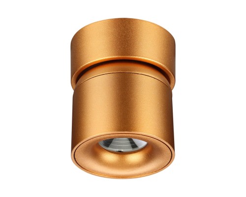 358810 OVER NT21 150 матовое золото Светильник накладной светодиодный IP20 LED 10W 850Лм 4000K 220V GESSO