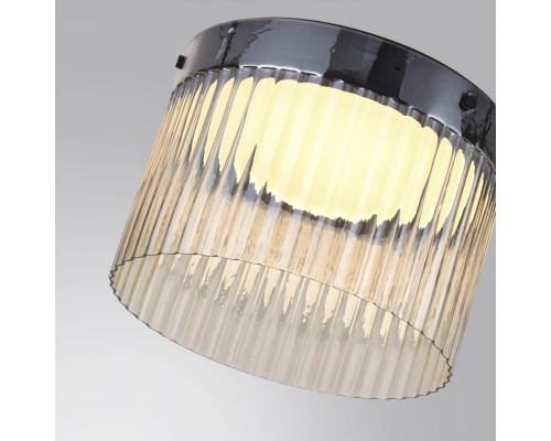 5047/24LC L-VISION ODL24 000 черный/светл.янтарный/металл/стекло Потолочный светильник LED 24W 4000К 2715Лм PILLARI