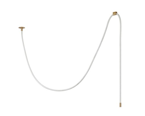 4399/40CL HIGHTECH ODL23 103 ант.бронза/металл/канат Потолочный св-к встраиваемый (2 крепления и крючок в комплекте) IP20 LED 40W 1580Лм 3000K CORDA