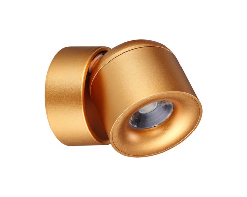 358810 OVER NT21 150 матовое золото Светильник накладной светодиодный IP20 LED 10W 850Лм 4000K 220V GESSO