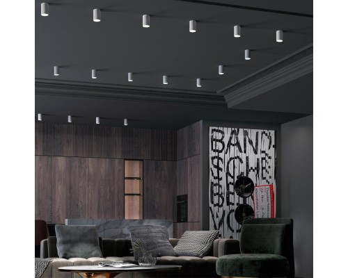 370726 OVER NT21 157 белый Светильник накладной IP20 GU10 9W 235V ELINA