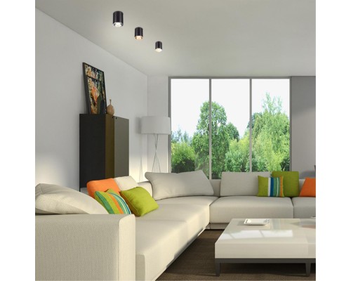 Накладной светильник Novotech 370530 Unite черный GU10