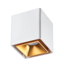 358488 OVER NT20 154 белый/золото Светильник накладной IP20 LED 4000K 10W 220V RECTE