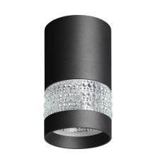 370729 OVER NT21 159 черный Светильник накладной IP20 GU10 9W 235V ELINA