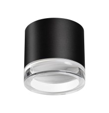 371030 OVER NT25 458 черный Светильник накладной IP20 GX53 12Вт 220-240V GEM