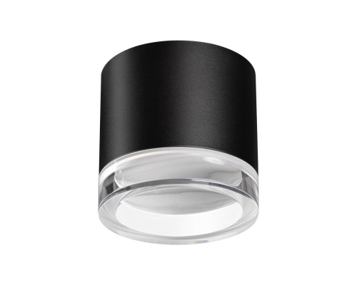 371030 OVER NT25 458 черный Светильник накладной IP20 GX53 12Вт 220-240V GEM