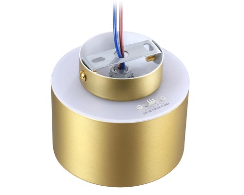 358972 OVER NT22 бронза св. Светильник накладной с переключ. цв. температуры IP20 LED 3000К\4000К\6000К 12W вниз + 3W вверх 110-265V GIRO