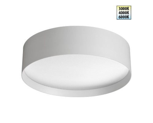 359600 OVER NT25 000 белый Светильник накладной светодиодный с переключ. цв. температуры IP20 LED 36W 220-240V 3000К\4000К\6000К ORBIS