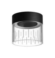 359002 OVER NT23 000 черный Светильник накладной светодиодный IP20 LED 4000K 10W 85-265V AURA