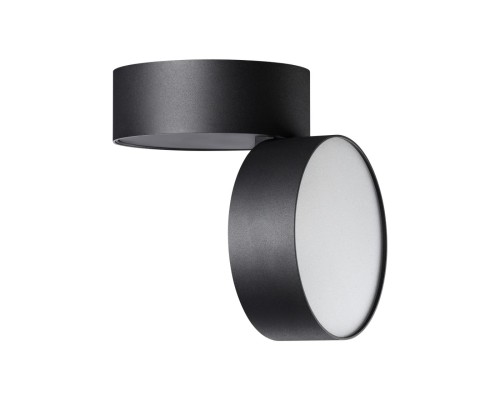 358750 OVER NT21 148 черный Светильник накладной светодиодный IP20 LED 24W 4000K 2100Лм 100-265V PROMETA