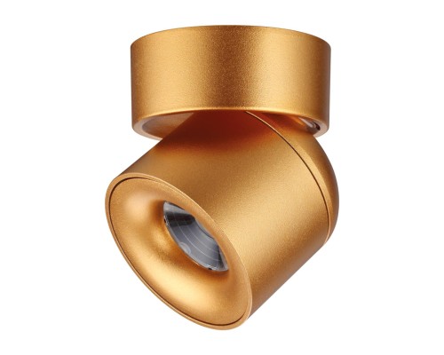 358810 OVER NT21 150 матовое золото Светильник накладной светодиодный IP20 LED 10W 850Лм 4000K 220V GESSO