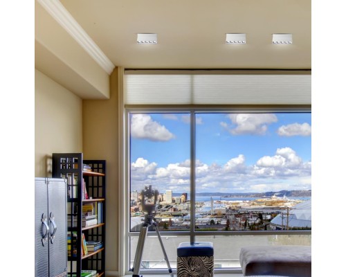 358321 OVER NT19 380 белый Светильник накладной IP33 LED 4000К 13W 110-265V EOS