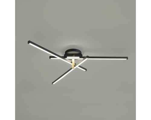 6547/56CL LEDIO LN26 274 чёрный, золотой Потолочный светильник LED 56W 4000K 2160Лм 220V PARKER