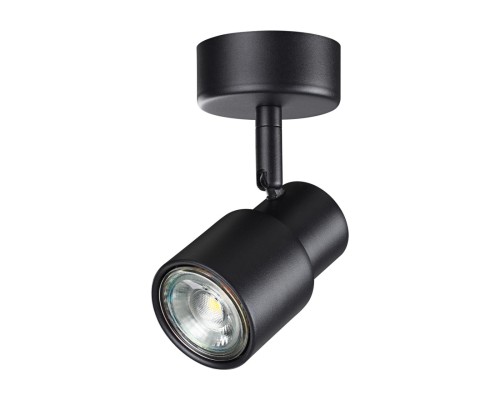 370922 OVER NT22 черный Светильник накладной IP20 GU10 50W 220V MOLO