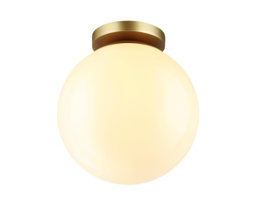 4248/1C HIGHTECH ODL21 101 золотист/металл/белый/акрил Потолочный светильник IP44 E27 LED 9W BOSCO