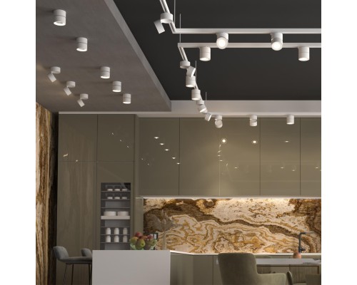 358782 OVER NT21 153 белый Светильник накладной светодиодный IP20 LED 25W 4000K 2200Лм 100-265V GRODA