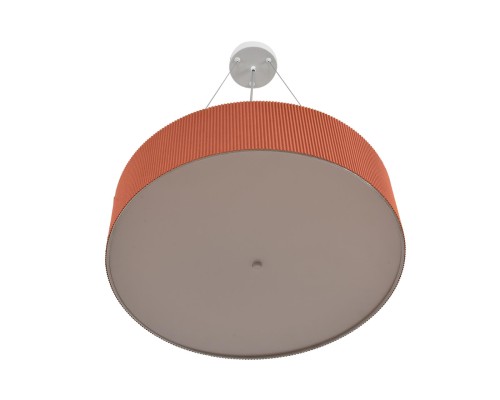 8329/5 MODERNI LN26 184 кирпичный/белый, металл/текстиль/пластик Потолочный светильник E27 LED 5*10W 220V GOFERA