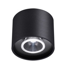 358792 OVER NT21 149 черный Светильник накладной светодиодный IP20 LED 15W 4000K 1600Лм 110-265V BIND