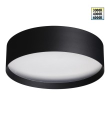 359601 OVER NT25 000 черный Светильник накладной светодиодный с переключ. цв. температуры IP20 LED 36W 220-240V 3000К\4000К\6000К ORBIS