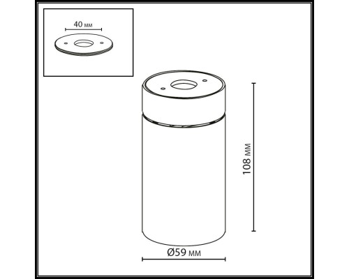 7131/7CL HIGHTECH ODL26 Потолочный светильник бронза/металл IP20 LED 7W 75Лм 3000K 36° 220-240V TURNO
